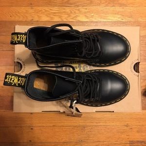 Navy Blue Doc Martens Boots